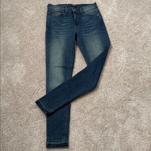 Express Classic Dark Blue Stretch Skinny Jeans - Women